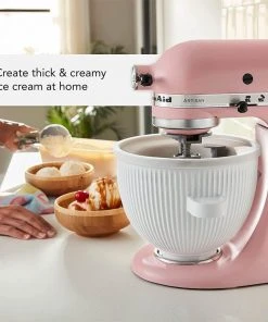 New ❤️ KitchenAid Aditamento Ice Cream Maker Attachment White ???? -KitchenAid Sales Store 203215 3