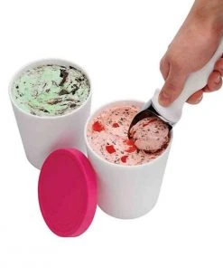 Top 10 ???? Bosch Universal Plus 6.5 Qt. Mixer + Ice Cream Maker + Tovolo Tilt-Up Ice Cream Scoop & Sweet Treats Tubs Set White & Stainless ???? -KitchenAid Sales Store 2tovolo mini sweet treat tub set perfect size for portion control