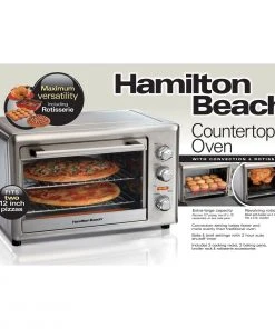 Best Pirce ???? Hamilton Beach Home Hamilton Beach Countertop Oven With Convection & Rotisserie | Stainless Steel Stainless Steel ???? 12 Best Pirce ???? Hamilton Beach Home Hamilton Beach Countertop Oven With Convection & Rotisserie | Stainless Steel Stainless Steel ???? -KitchenAid Sales Store 31103d pkg front eng