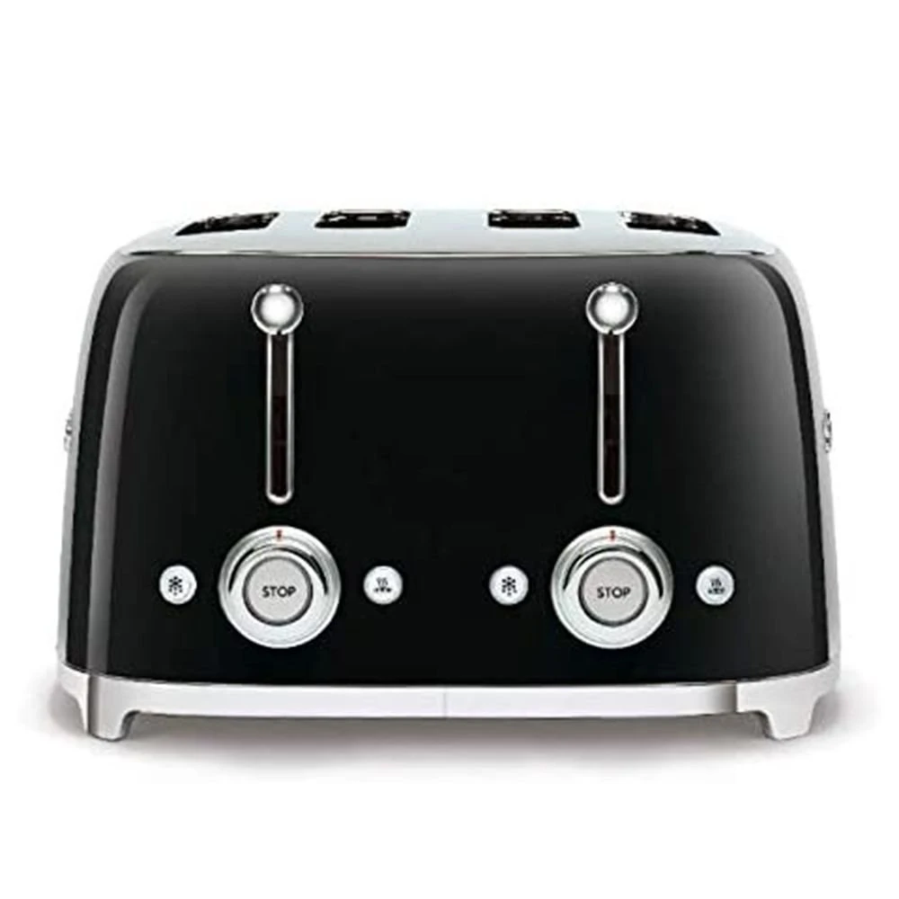 Deals ❤️ SMEG 4-Slot Toaster | Black Black & Stainless ???? 4 Deals ❤️ SMEG 4-Slot Toaster | Black Black & Stainless ???? - Image 2