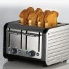 Wholesale ⭐ Dualit Design Series Extra Wide 4-Slice Toaster | Black & Steel Black & Stainless ???? -KitchenAid Sales Store 46555 dualit design series toaster 4 slice toaster black and stainless 1