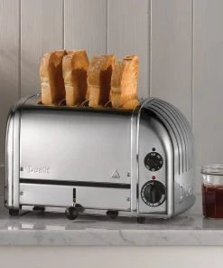 New ???? Dualit NewGen Classic 4-Slice Toaster | Chrome Silver ❤️ -KitchenAid Sales Store 4chrome5
