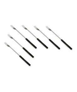 Top 10 ???? Swissmar 6-Piece Cheese Fondue Forks | Faux Wood Handle Black & Stainless ????
