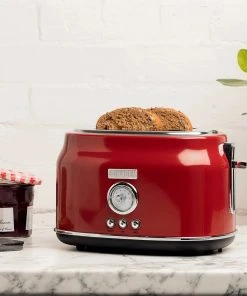Best reviews of ⭐ Haden Dorset 2-Slice Stainless Steel Toaster | Red Red ⌛ -KitchenAid Sales Store 75001dorsettoasterrs1a