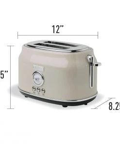 Deals ???? Haden Dorset 2-Slice Stainless Steel Toaster | Putty Beige Tan ???? -KitchenAid Sales Store 75003dorsettoasterwdim