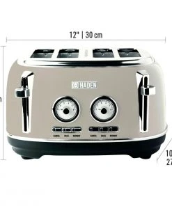 Flash Sale ???? Haden Dorset 4-Slice Stainless Steel Toaster | Putty Beige Tan ⌛ 14 Flash Sale ???? Haden Dorset 4-Slice Stainless Steel Toaster | Putty Beige Tan ⌛ -KitchenAid Sales Store 75039 dorset toaster wdim