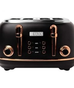 Best deal ???? Haden Heritage 4-Slice Toaster | Black And Copper Black, Copper ????