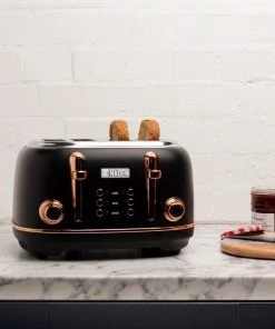 Best deal ???? Haden Heritage 4-Slice Toaster | Black And Copper Black, Copper ???? -KitchenAid Sales Store 75042 heritage toaster rs1a