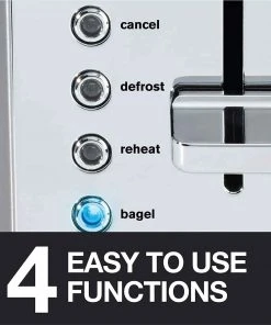 Outlet ???? Krups 2-Slice Breakfast Toaster | Brushed Chrome & Stainless Steel Chrome ⭐ -KitchenAid Sales Store 81v muwm61l. ac sl1500 1