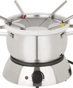 Discount ???? Trudeau Alto 3 In 1 Electric Fondue Set - Stainless Steel Steel ????