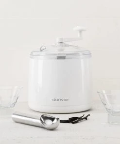 Discount ✔️ Cuisipro Donvier Manual Ice Cream Maker | White White ⌛ -KitchenAid Sales Store 837450 1800x1800