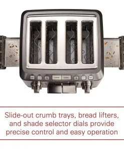 Buy ???? Wolf Gourmet 4-Slice Toaster | Silver Knobs Silver, Stainless Steel ???? -KitchenAid Sales Store 91 q7ytfx l. ac sl1500