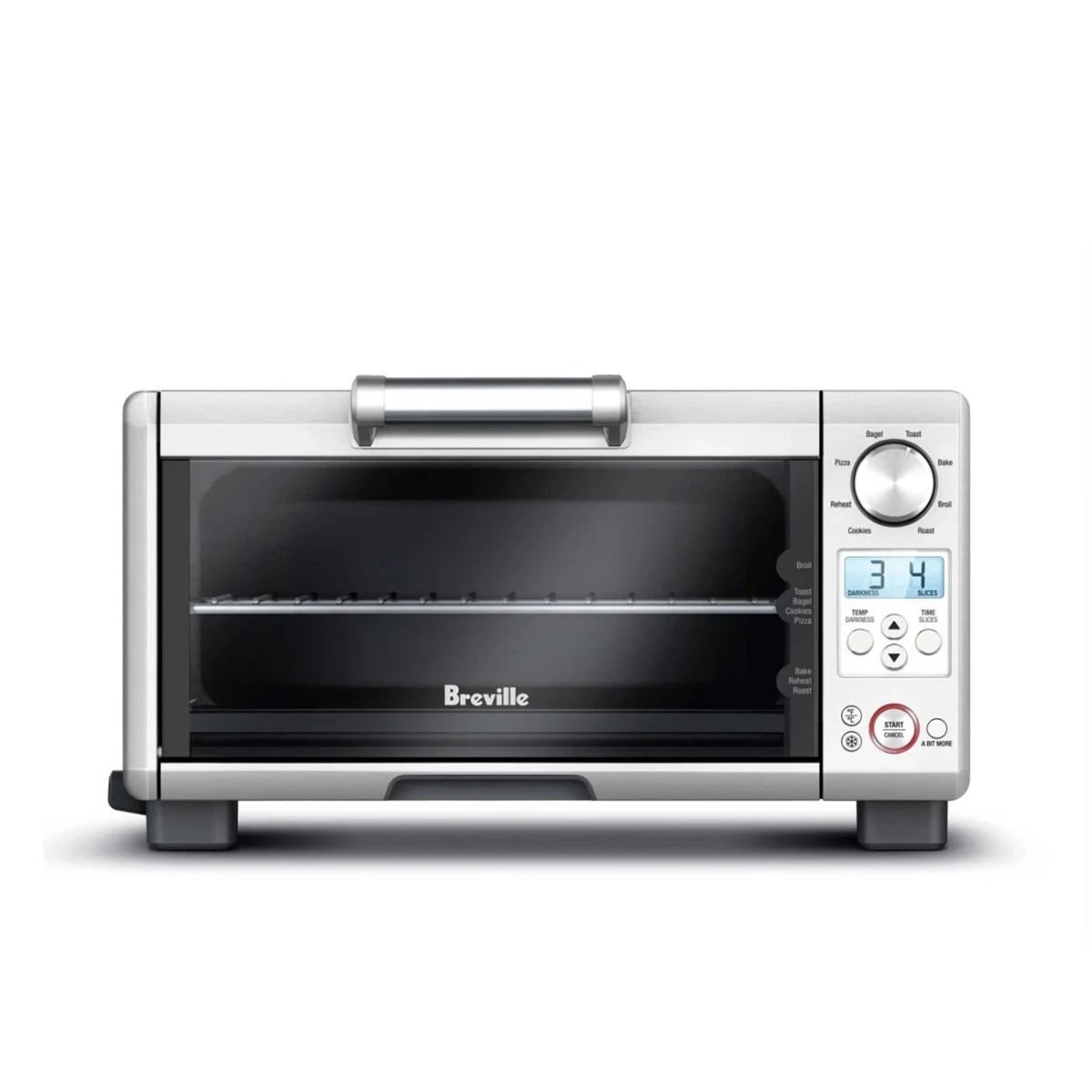 Outlet ???? Breville The Mini Smart Oven With Element IQ Countertop Toaster Oven | Brushed Stainless Steel Black & Stainless, Clear ???? 2 Outlet ???? Breville The Mini Smart Oven With Element IQ Countertop Toaster Oven | Brushed Stainless Steel Black & Stainless, Clear ????