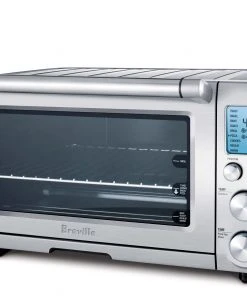 Hot Sale ⭐ Breville The Smart Oven With Element IQ Convection Countertop Toaster Oven | Brushed Stainless Steel Silver ????