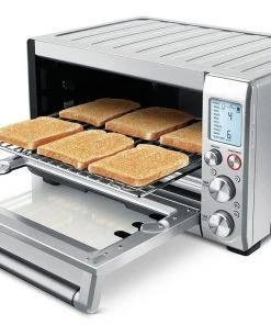 New ???? Breville The Smart Oven Pro With Element IQ Convection Countertop Toaster Oven | Brushed Stainless Steel Steel ????