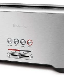 Best Sale ???? Breville The A Bit More 4-Slice Toaster | Brushed Stainless Steel Black & Stainless ???? -KitchenAid Sales Store breville bit more toaster 4 slice stainless steel bta730xl 02
