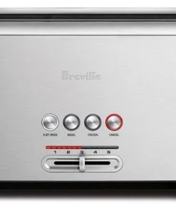 Best Sale ???? Breville The A Bit More 4-Slice Toaster | Brushed Stainless Steel Black & Stainless ???? -KitchenAid Sales Store breville bit more toaster 4 slice stainless steel bta730xl 03