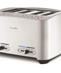 Best Sale ⭐ Breville Die-Cast 4-Slice Smart Toaster | Brushed Stainless Steel Silver ????