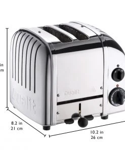 Buy ⌛ Dualit NewGen Classic 2-Slice Toaster | Chrome Silver ???? -KitchenAid Sales Store chrome3
