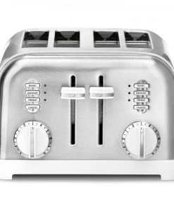 Best reviews of ✔️ Cuisinart 4-Slice Classic Toaster | White & Stainless Steel White ✨