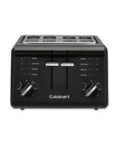 Cheap ⌛ Cuisinart 4-Slice Compact Toaster | Black Black ????