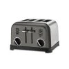 Budget ???? Cuisinart 4-Slice Classic Metal Toaster | Black & Brushed Stainless Steel Black, Stainless Steel ⌛ -KitchenAid Sales Store cpt180bks left