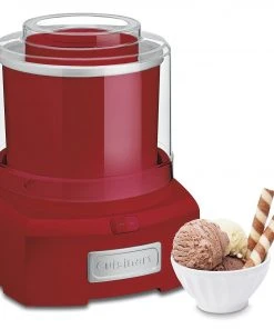 Best Pirce ???? Cuisinart Frozen Yogurt/Ice Cream & Sorbet Maker | Red Red ????