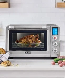 Hot Sale ???? DeLonghi De'Longhi Livenza Digital Stainless Steel Oven W/ Thermoshield Technology ???? -KitchenAid Sales Store edit shot11 24lconvectionoven eo241250m wholechicken tight