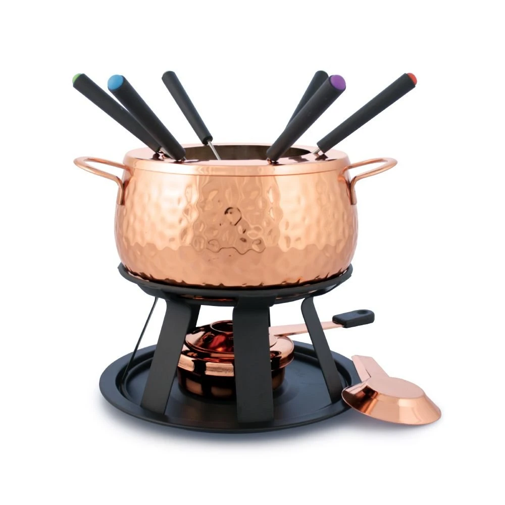 Wholesale ???? Swissmar Biel 11 Piece Fondue Set - Copper Copper ✔️ 3 Wholesale ???? Swissmar Biel 11 Piece Fondue Set - Copper Copper ✔️