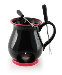 Best reviews of ???? Swissmar Indulge 4-Piece Chocolate Fondue Set | Black Black, Red ✔️