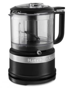 Budget ???? KitchenAid Refurbished 3.5-Cup Mini Food Processor | Black Matte Black ????