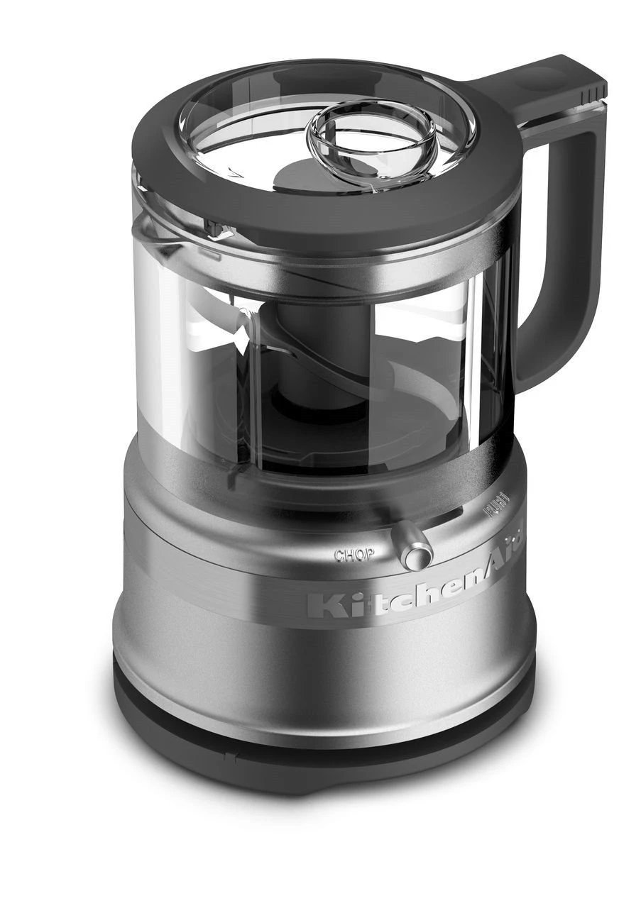 Hot Sale ???? KitchenAid Refurbished 3.5-Cup Mini Food Processor | Contour Silver Silver ???? - Image 2
