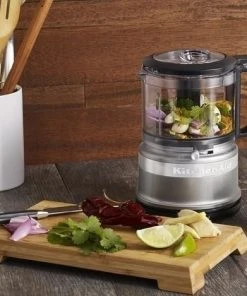 Hot Sale ???? KitchenAid Refurbished 3.5-Cup Mini Food Processor | Contour Silver Silver ???? -KitchenAid Sales Store kfc3516cu kitchenaid contour silver mini food processor 1