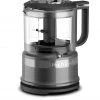 Promo ???? KitchenAid Refurbished 3.5-Cup Mini Food Processor | Liquid Graphite Gray, Grey ???? -KitchenAid Sales Store kfc3516qg