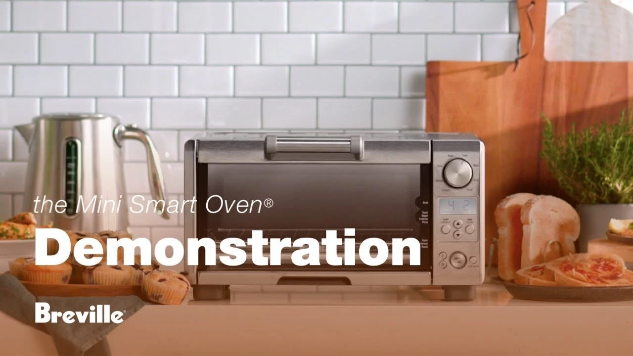 Outlet ???? Breville The Mini Smart Oven With Element IQ Countertop Toaster Oven | Brushed Stainless Steel Black & Stainless, Clear ???? 3 Outlet ???? Breville The Mini Smart Oven With Element IQ Countertop Toaster Oven | Brushed Stainless Steel Black & Stainless, Clear ???? - Image 2