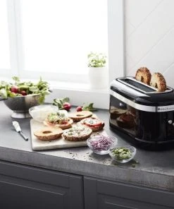 Best Pirce ???? KitchenAid 4 Slice Long Slot Toaster With High-Lift Lever | Onyx Black Black ???? -KitchenAid Sales Store set p200088kp 1.tif trade jpg