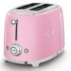 Budget ❤️ SMEG 2-Slice Toaster | Pink Pink ???? -KitchenAid Sales Store smeg 50 s retro 2 slice toaster oven tsf01pkus