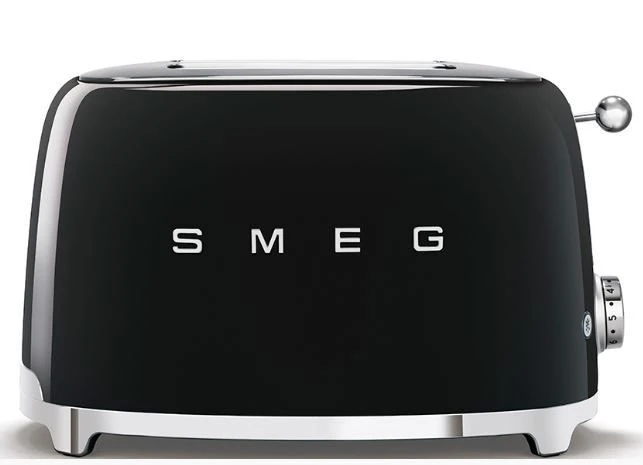 New ???? SMEG 2-Slice Toaster | Black Black & Stainless ⭐ - Image 2