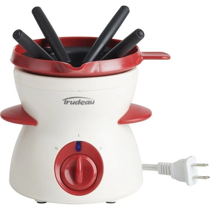 Coupon ???? Trudeau Electric 7-Piece Chocolate Fondue Set Red ✨ 3 Coupon ???? Trudeau Electric 7-Piece Chocolate Fondue Set Red ✨