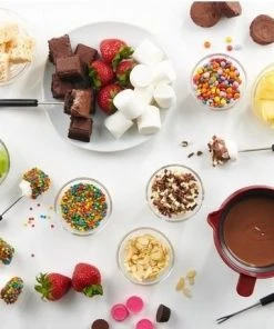 Coupon ???? Trudeau Electric 7-Piece Chocolate Fondue Set Red ✨ 7 Coupon ???? Trudeau Electric 7-Piece Chocolate Fondue Set Red ✨ -KitchenAid Sales Store trudeau choco fondue3