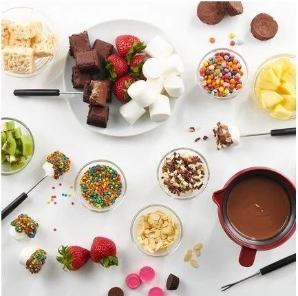 Coupon ???? Trudeau Electric 7-Piece Chocolate Fondue Set Red ✨ 5 Coupon ???? Trudeau Electric 7-Piece Chocolate Fondue Set Red ✨ - Image 3