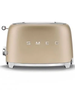 Cheap ???? SMEG 2-Slice Toaster | Matte Champagne ???? -KitchenAid Sales Store tsf01chmus 4