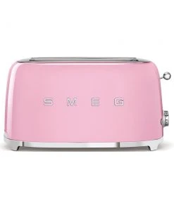 Outlet ???? SMEG 4-Slice Toaster | Pink Pink ✨