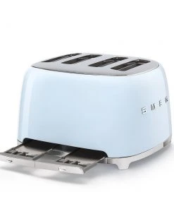 Flash Sale ⌛ SMEG 4-Slot Toaster | Pastel Blue Blue ???? -KitchenAid Sales Store tsf03pbus 9