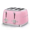 Cheap ✨ SMEG 4-Slot Toaster | Pink ???? -KitchenAid Sales Store tsf03pkus