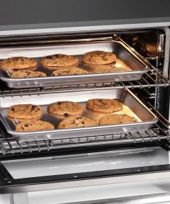 Cheap ???? Wolf Gourmet Elite Countertop Oven With Red Knobs Silver ✨ -KitchenAid Sales Store wgco150s wolf gourmet elite countertop oven 1